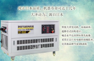 小型静音汽油10KW发电机价格